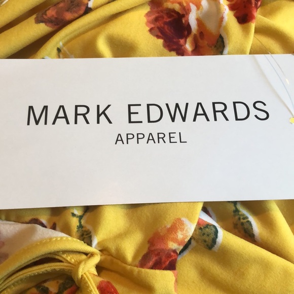 MARK EDWARDS WRAP DRESS FLORAL LONG DRESS - Picture 11 of 11